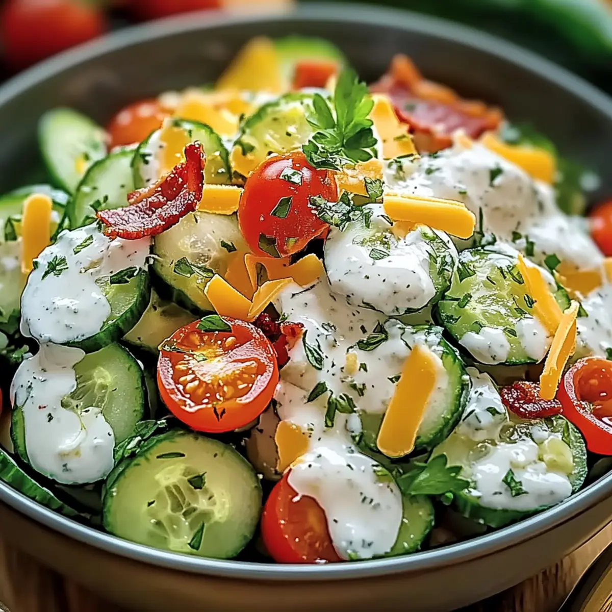 Cucumber Ranch Crack Salad: The Ultimate Crunchy Freshness