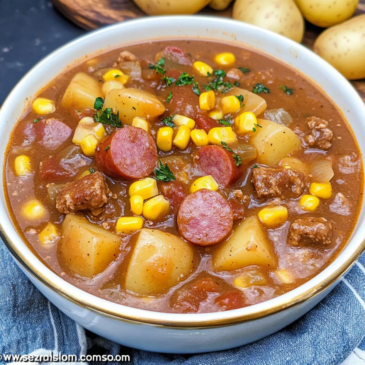 Hearty Cowboy Stew: Comfort in Every Delicious Scoop