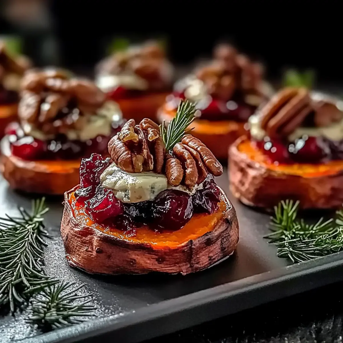 Sweet Potato Rounds: A Festive Twist for Holiday Appetizers