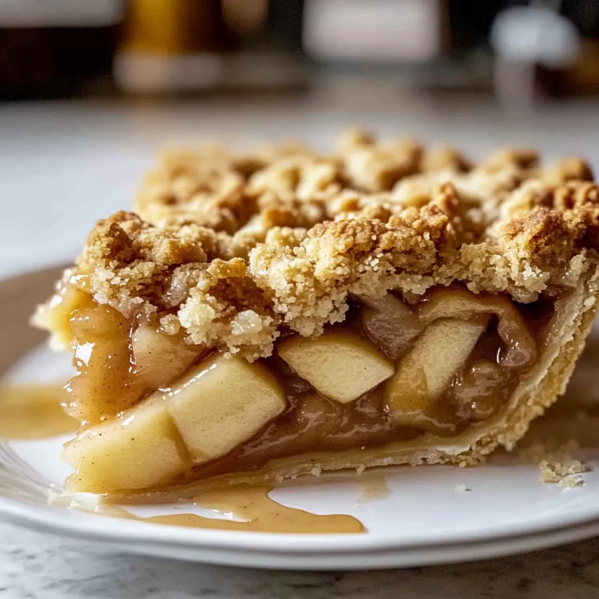Sweet Dutch Apple Pie with Irresistible Crumb Topping