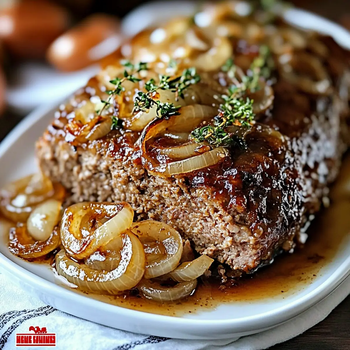 French Onion Meatloaf: Comfort Food with a Savory Twist