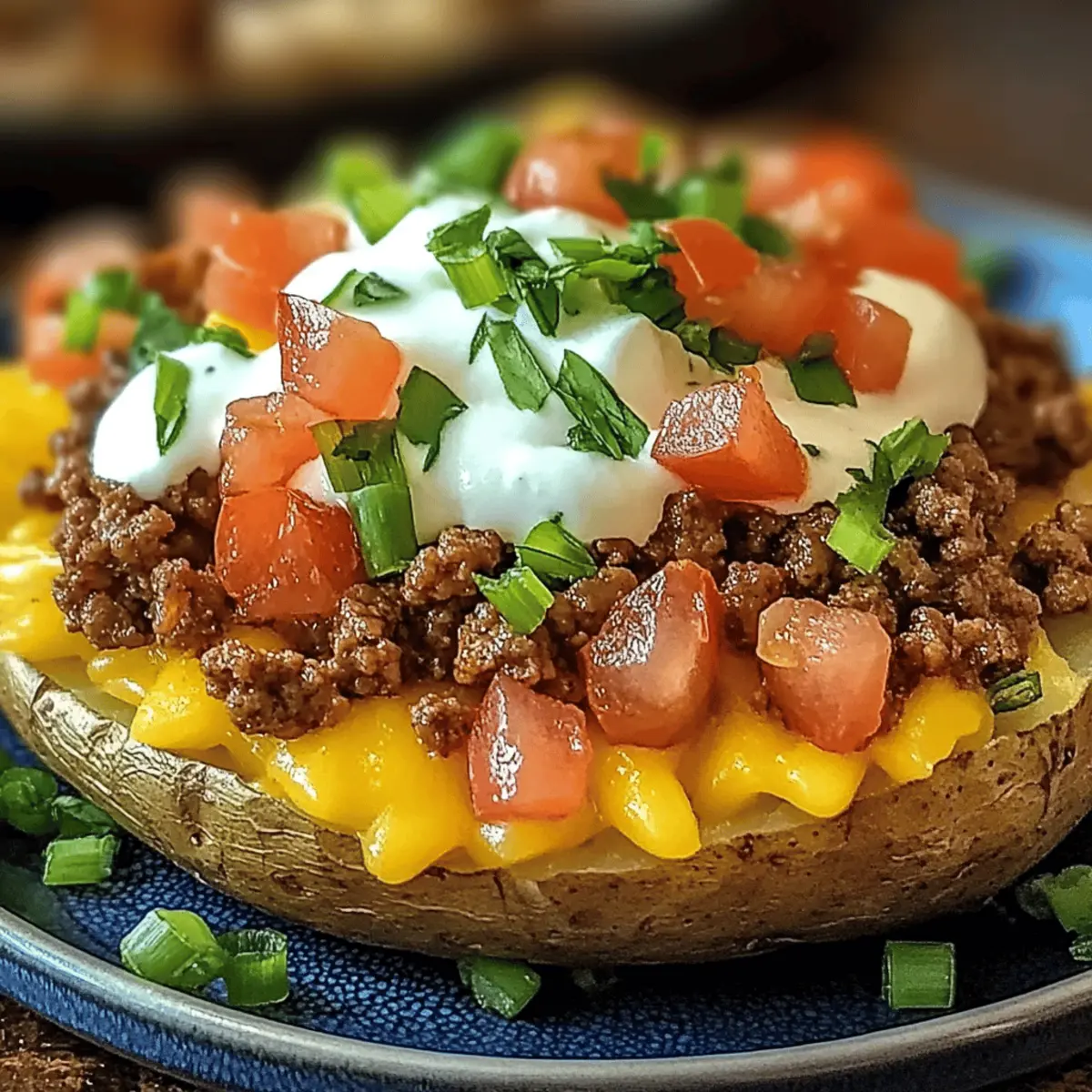Cheesy Taco Potatoes mmvyhj