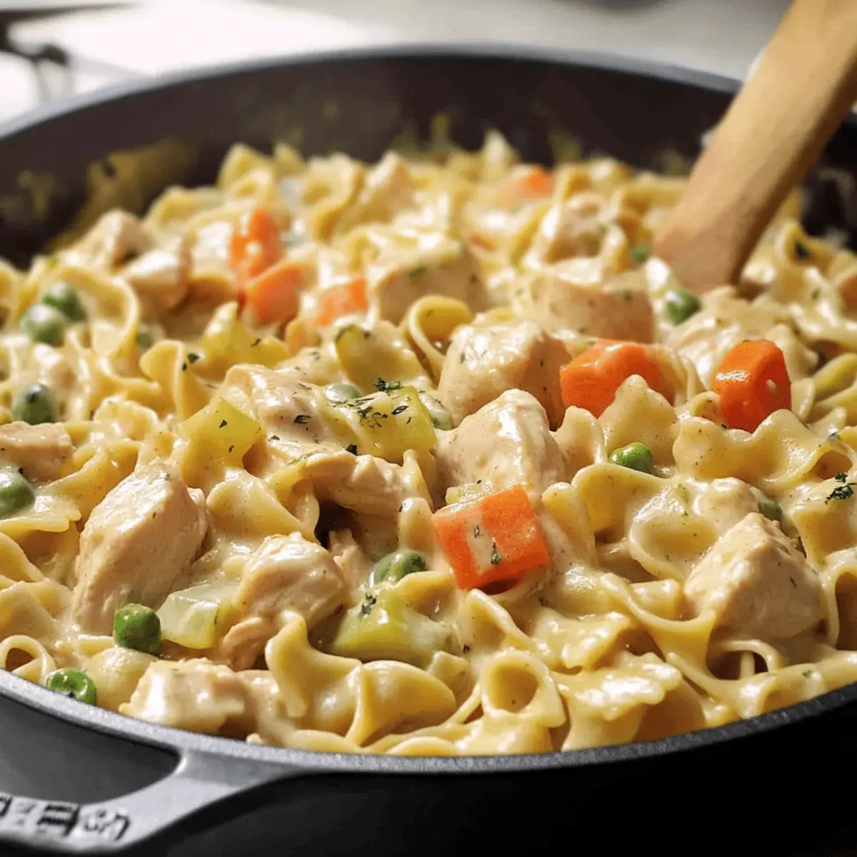 Creamy Chicken Pot Pie Pasta: A Cozy One-Pot Delight