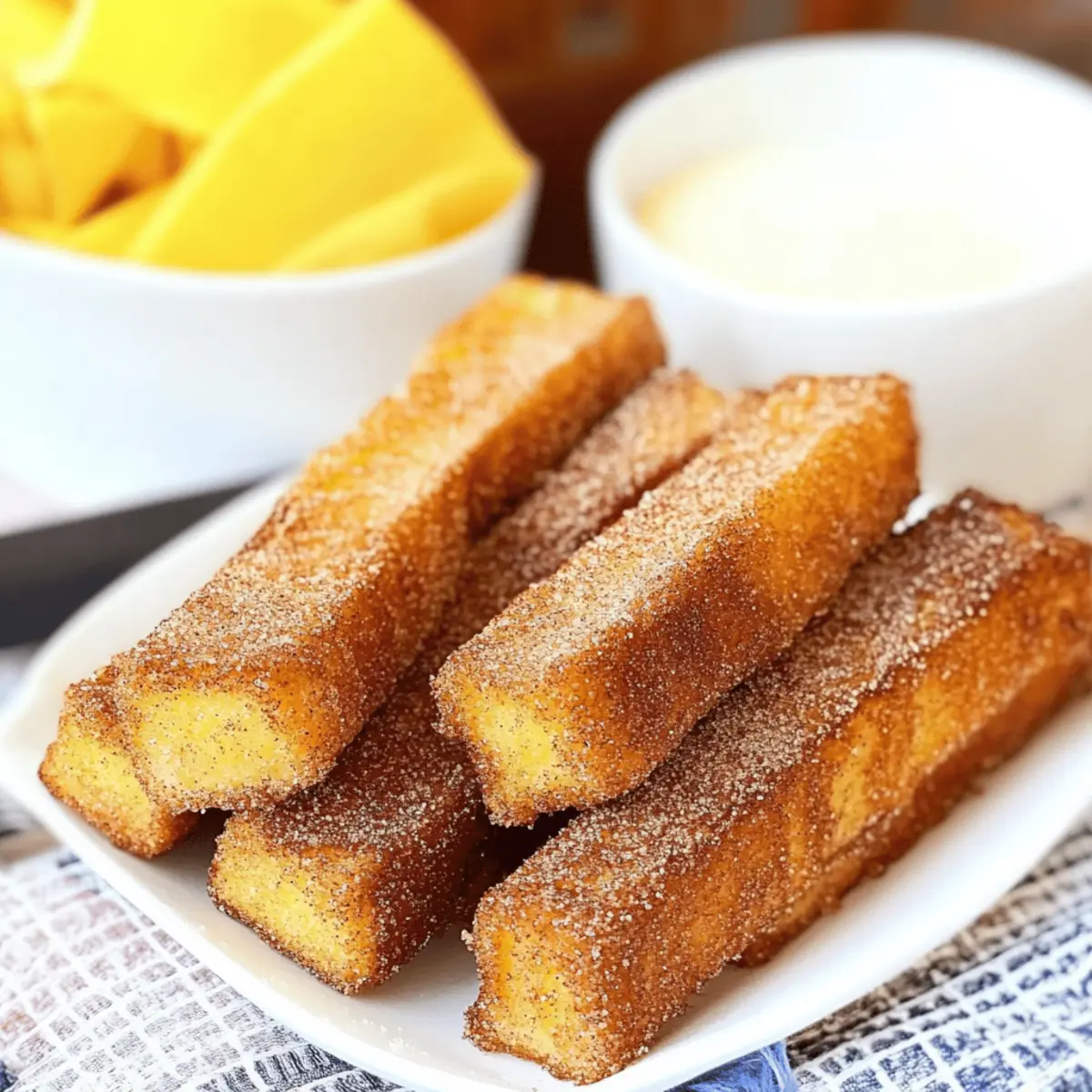 Cinnamon French Toast Sticks oawdnw