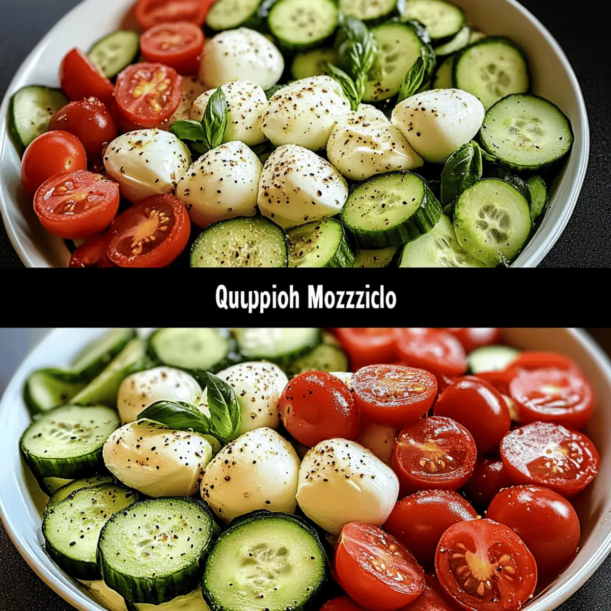 Cucumber Mozzarella Salad: A Refreshing Easy Recipe