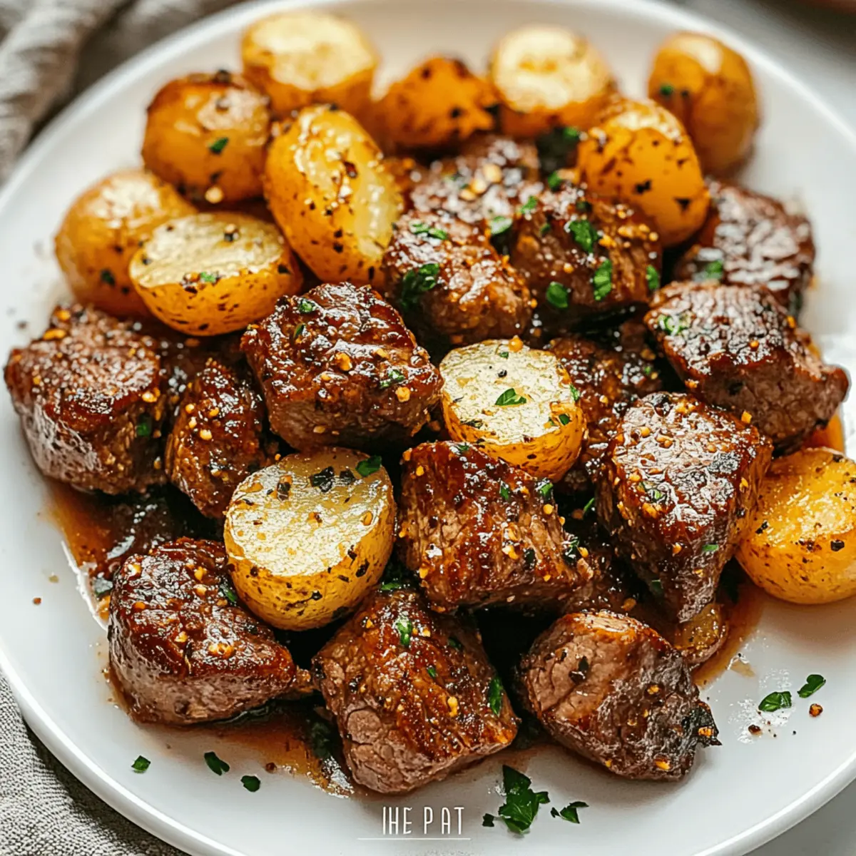 Garlic Steak Bites and Potatoes eqkq8v