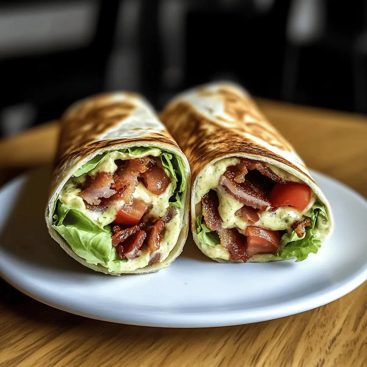 Gourmet BLT Wraps eg2t2u