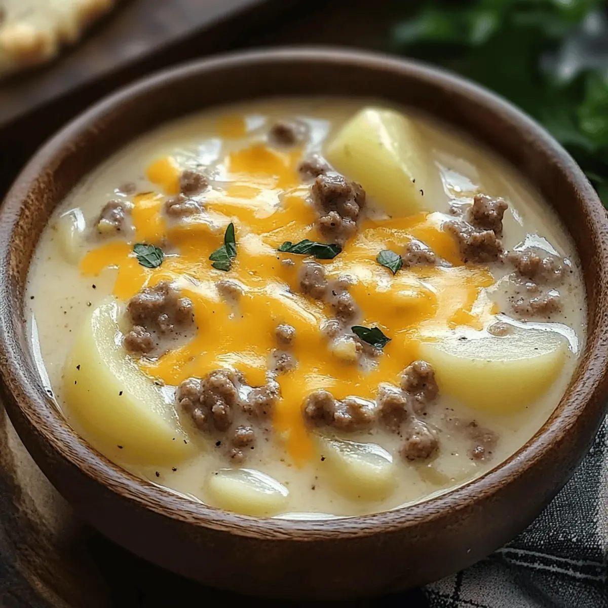 Hamburger Potato Soup vpbfu0