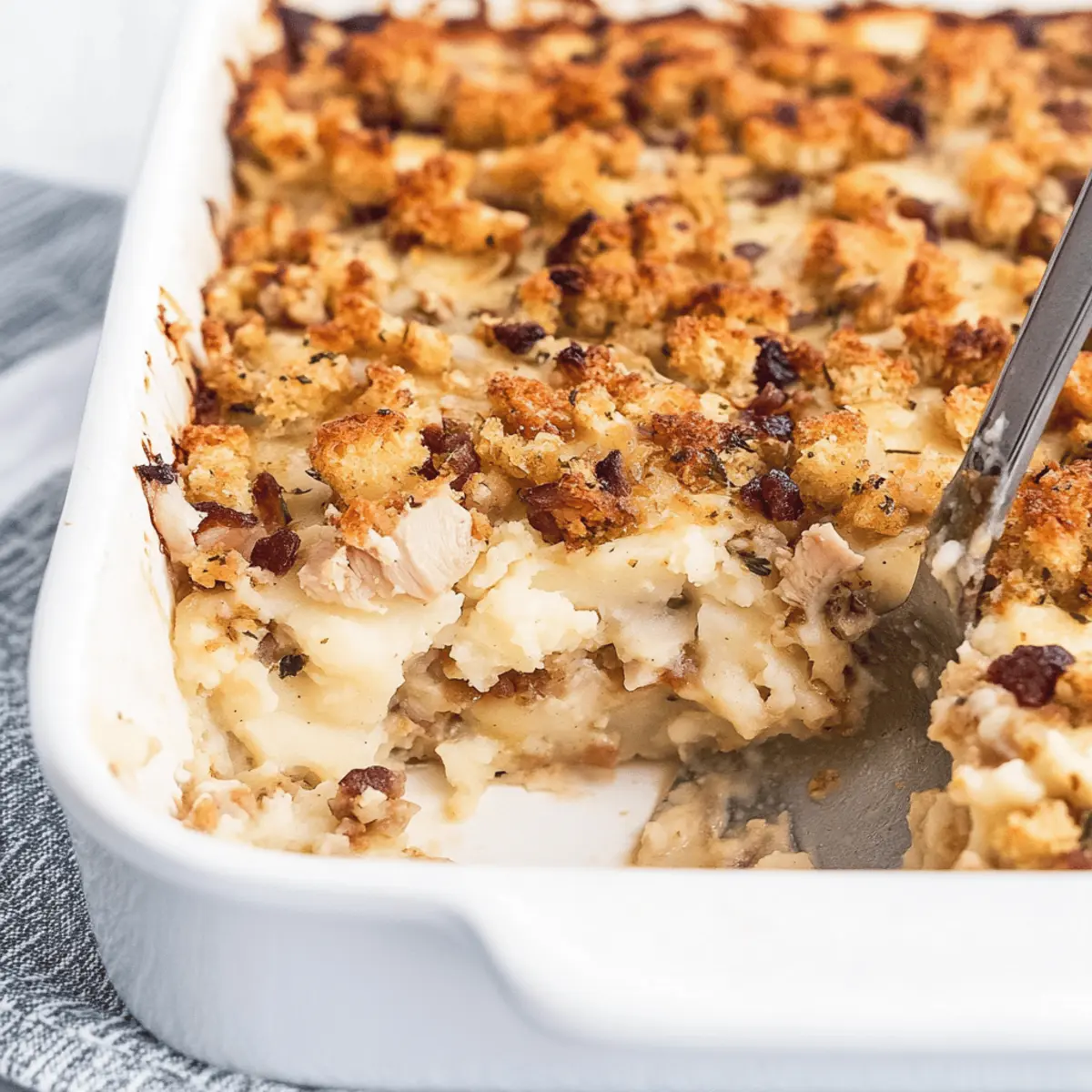 Creamy Leftover Turkey Casserole for Cozy Comfort Food Nights
