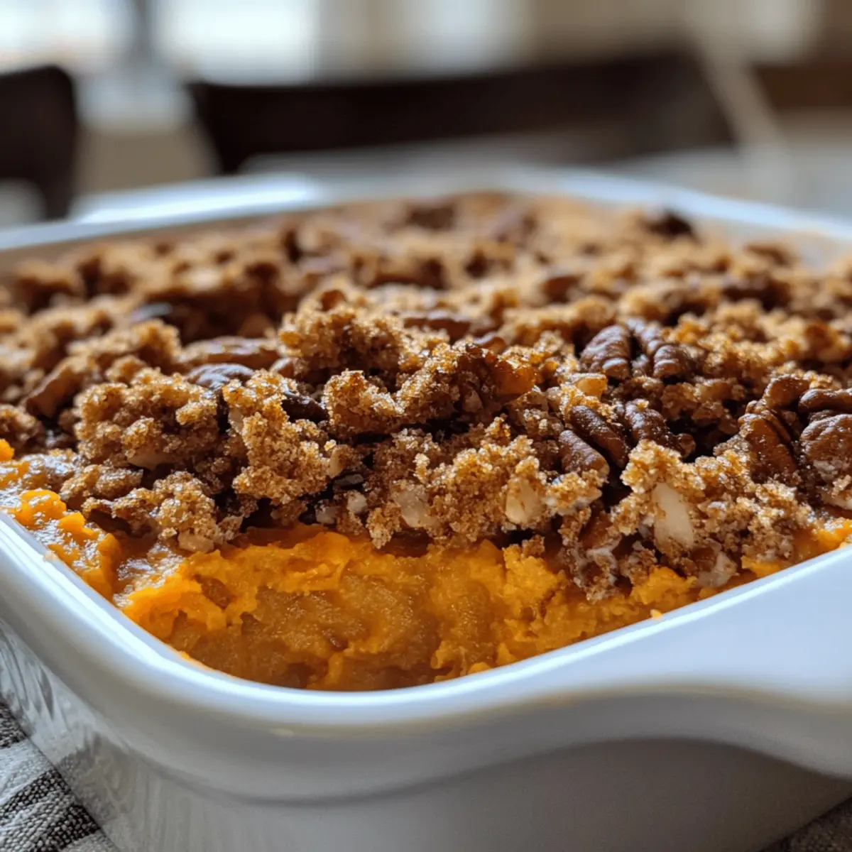 Potato Casserole with Pecan Topping t89gbj
