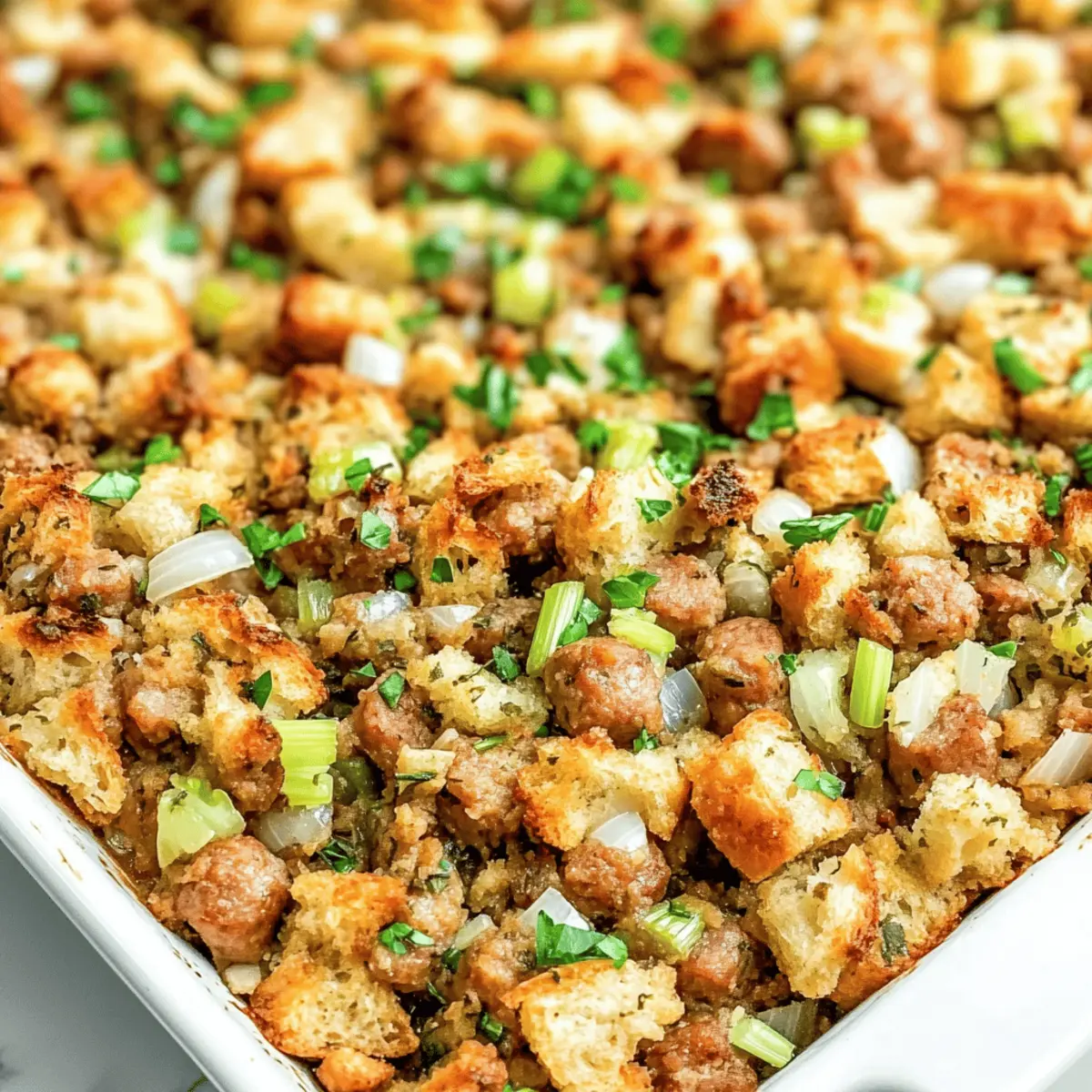 Sausage Stuffing: A Cozy Comfort for Your Thanksgiving Table
