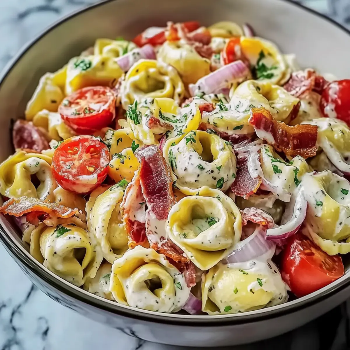 Fresh Grinder Tortellini Salad – A Creamy Italian Treat