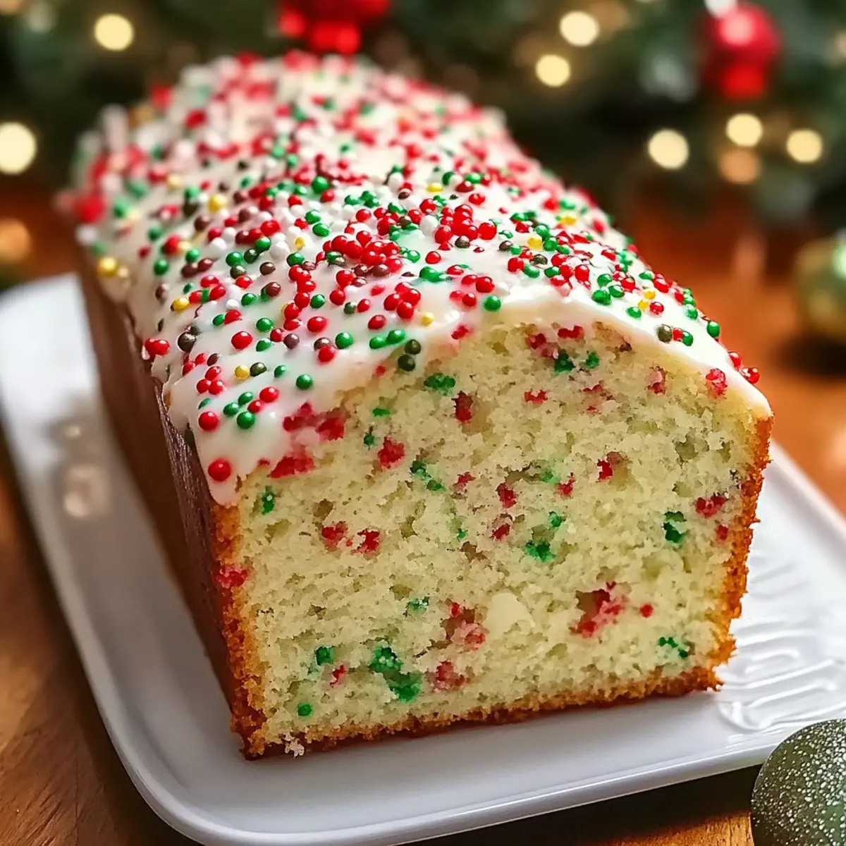 Deliciously Festive Christmas Sprinkle Buttermilk Bread Recipe