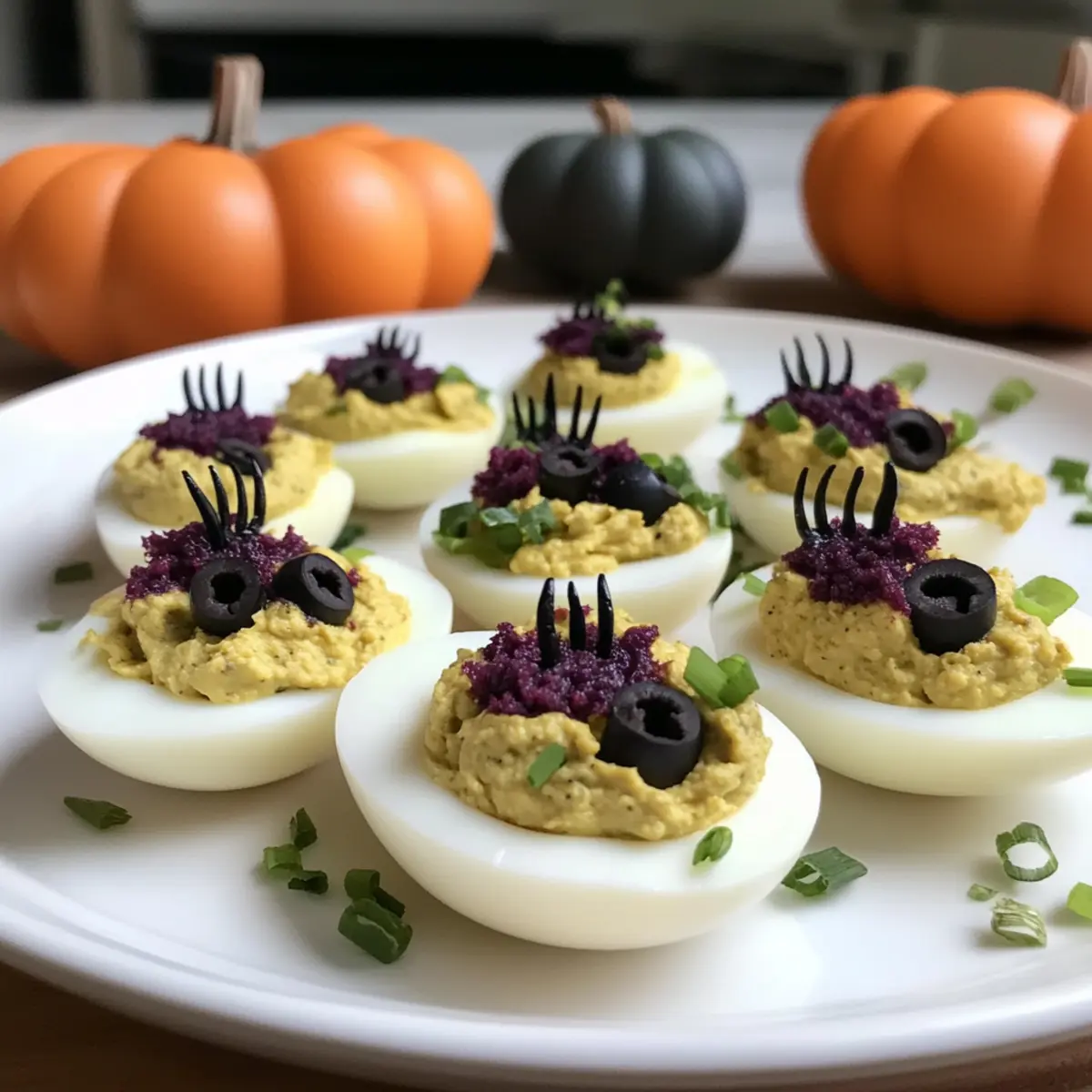 Creepy Deviled Eggs: Spooky Tasty Treats for Halloween Fun