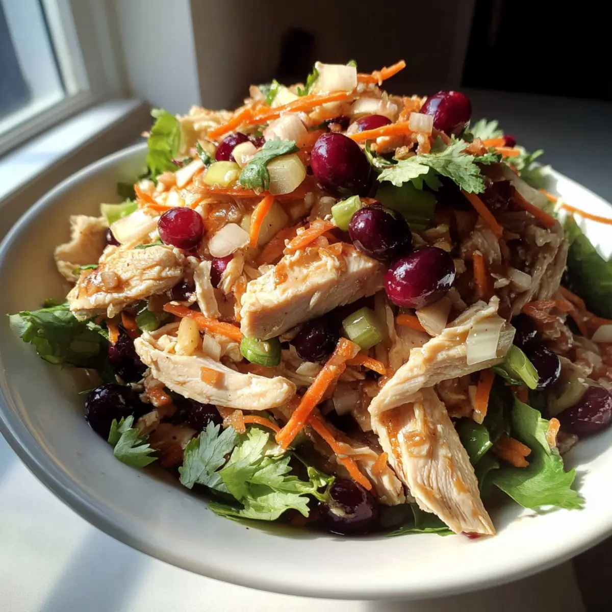 Delicious Chicken Cranberry Salad: Quick No-Cook Delight