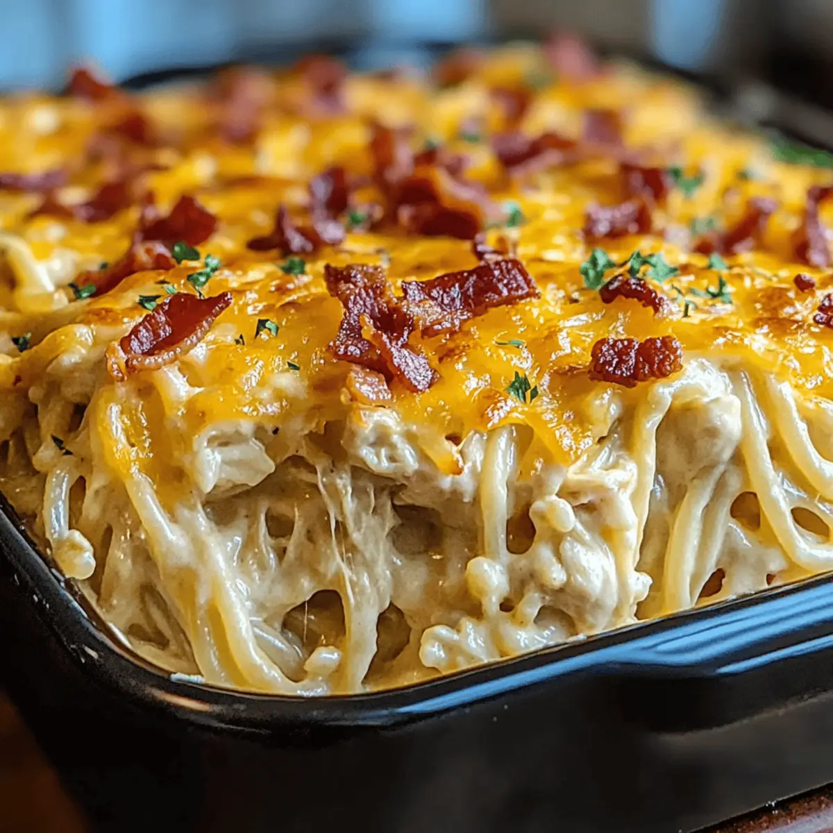 creamy southern spaghetti