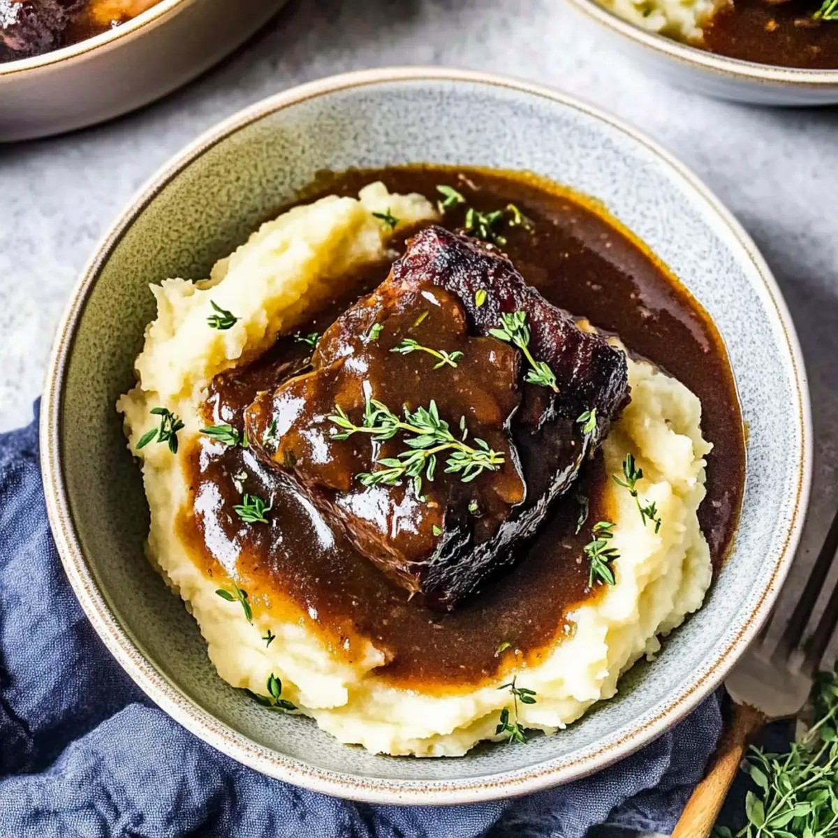 Braised Short Ribs: Melt-in-Your-Mouth Comfort Food Delight