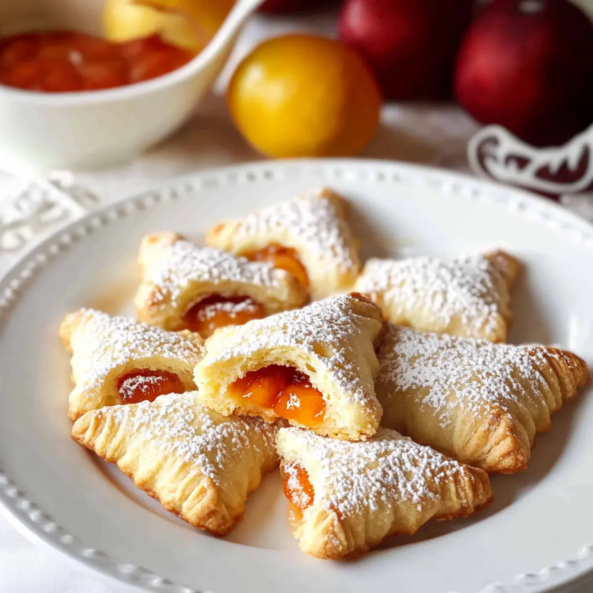Delicious Eggless Kolacky Cookies with Sweet Fruit Filling