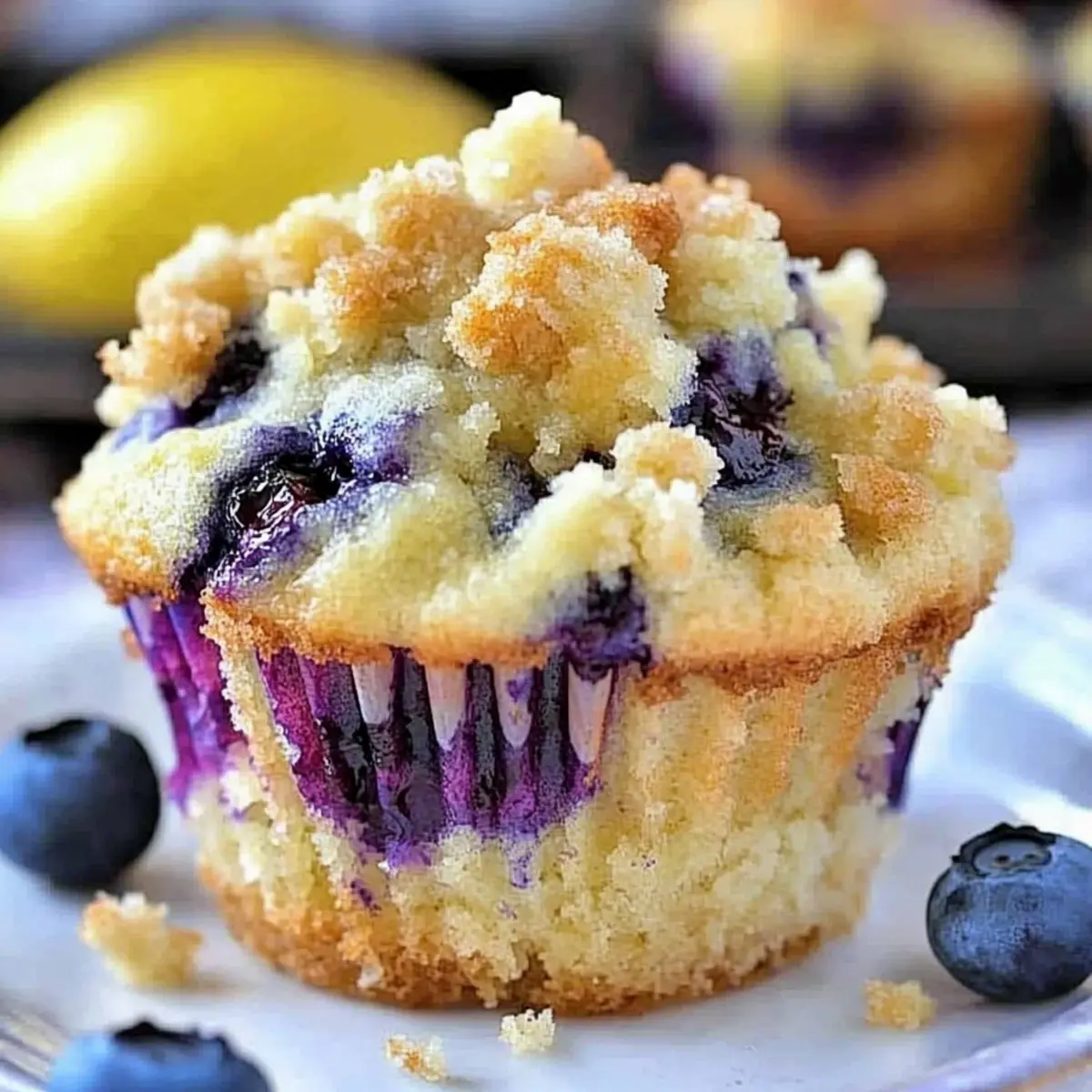 Lemon Blueberry Muffins That'll Brighten Your Breakfast Routine