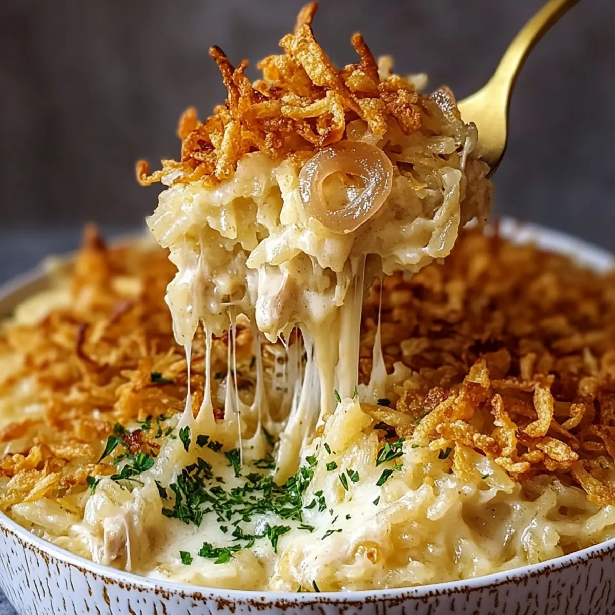 French Onion Chicken Rice Bake: Comfort Food Made Easy