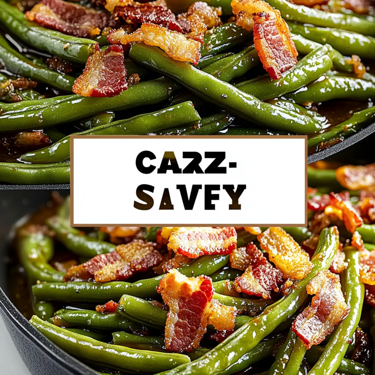 Irresistibly Sweet Crack Green Beans with Crispy Bacon Magic