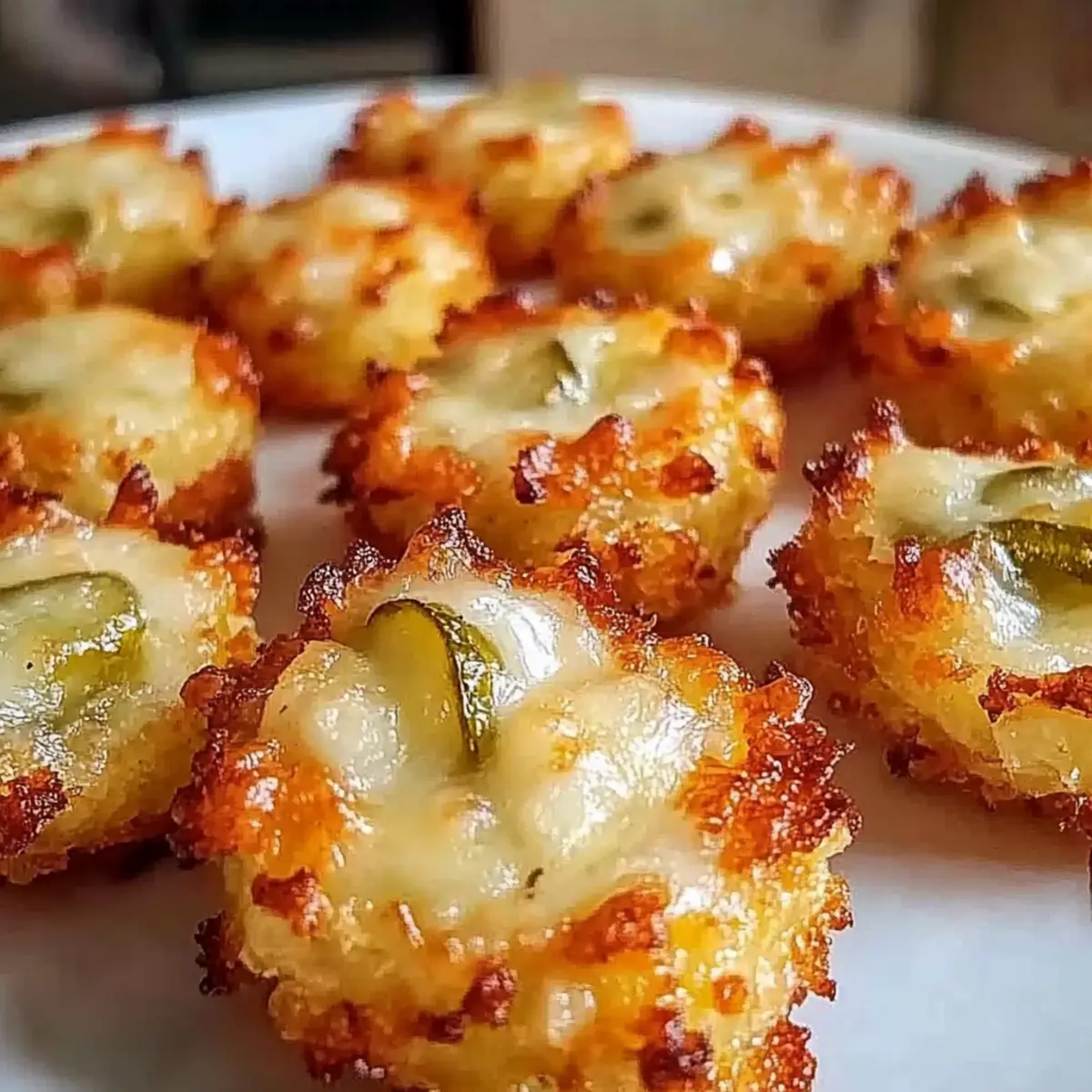 Crispy Pickle Cheese Bites: A Flavorful Snack Sensation