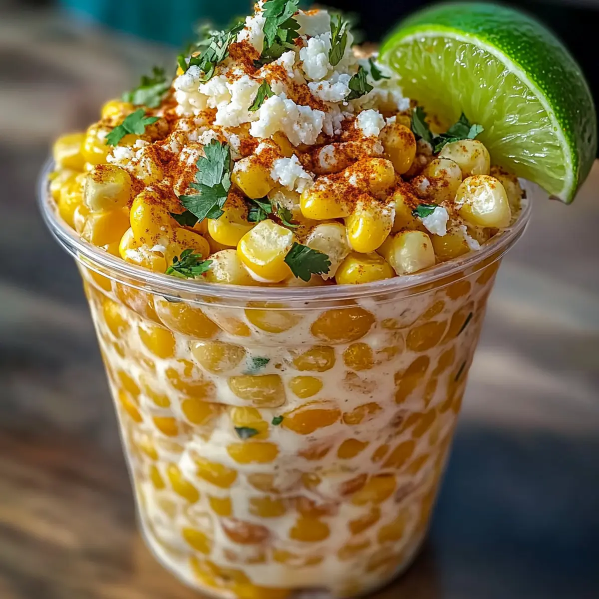 Creamy Mexican Street Corn in a Cup for Easy Cozy Nights