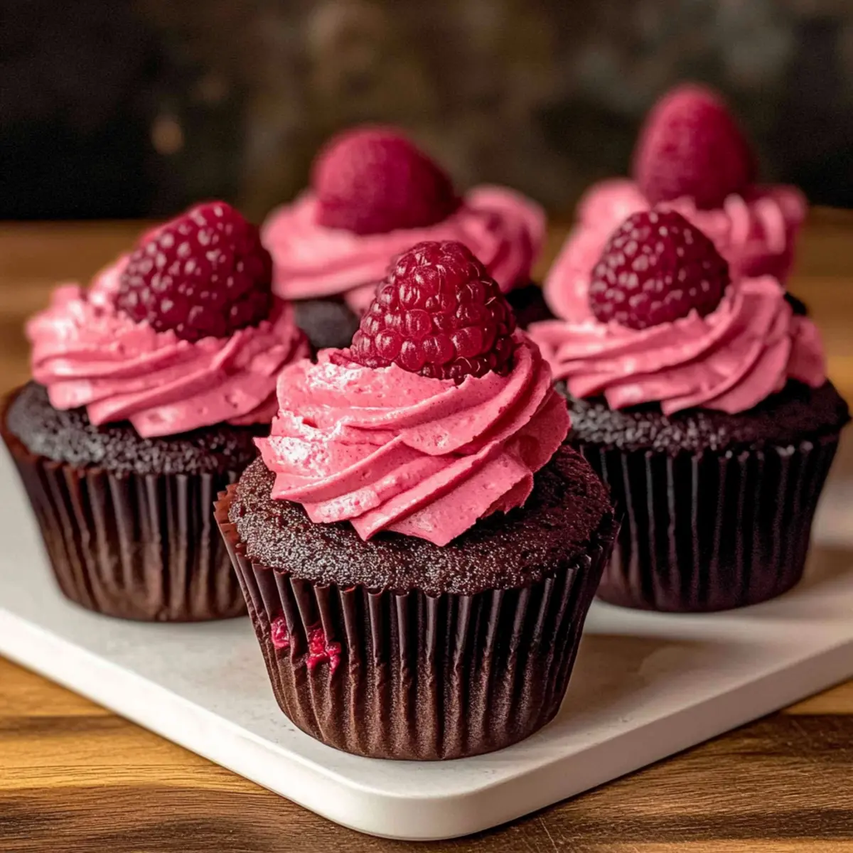 Decadent Chocolate Raspberry Cupcakes for Sweet Moments