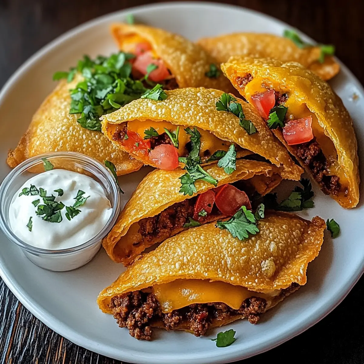 Spicy Crispy Mexican Taco Pockets for Flavor Explosion Fun