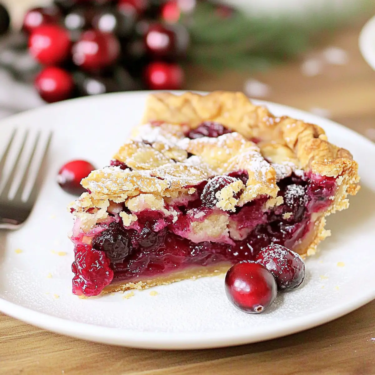 Nantucket Holiday Cranberry Pie: Festive Delight to Share