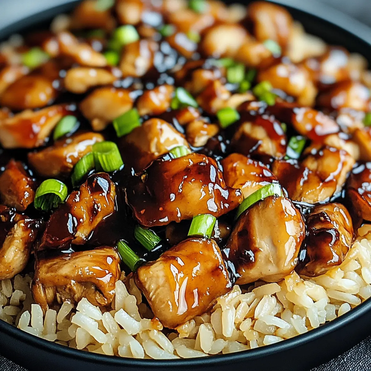 Honey BBQ Chicken Rice: A Sweet and Savory One-Pan Delight