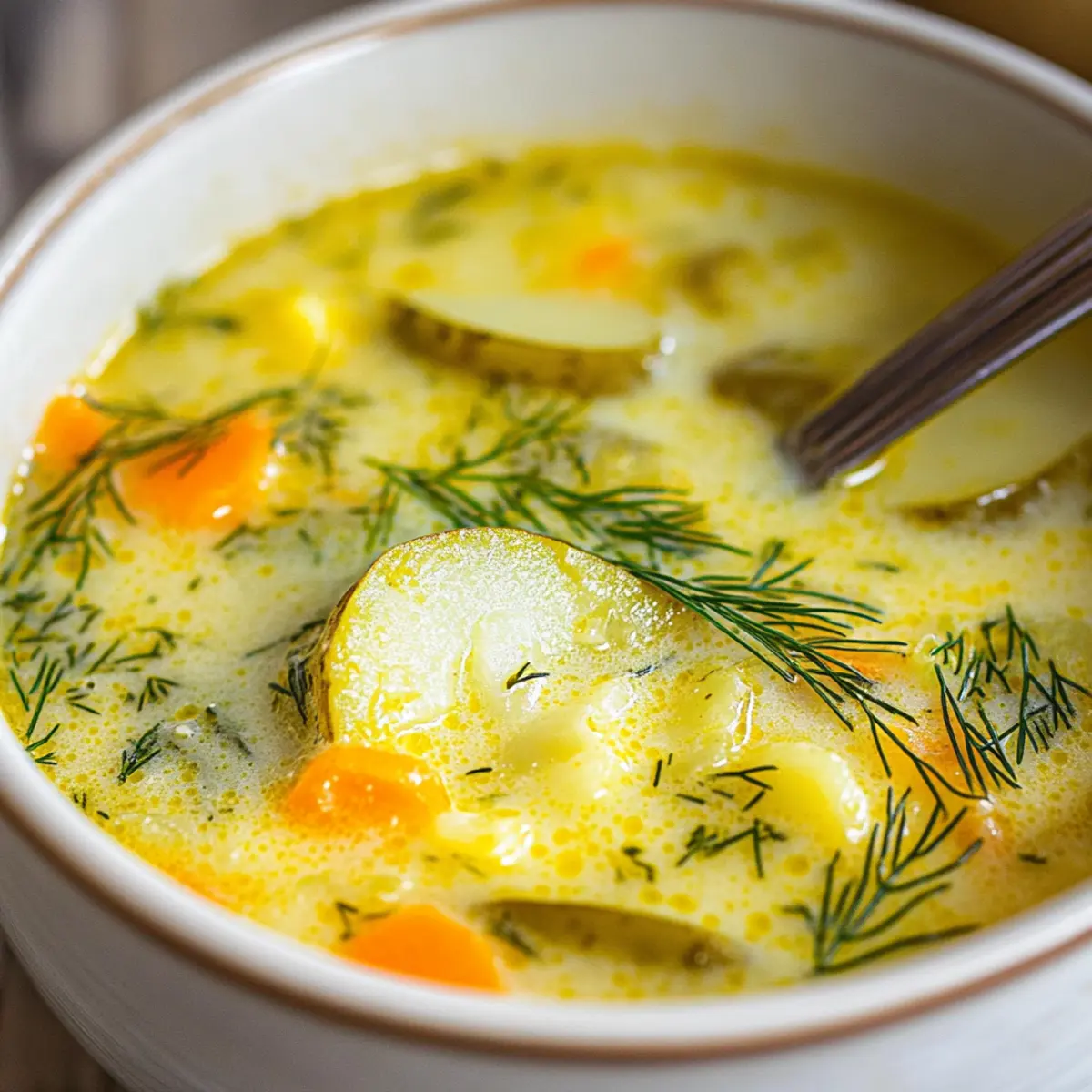 Creamy Dill Pickle Soup: A Cozy Polish Comfort Classic