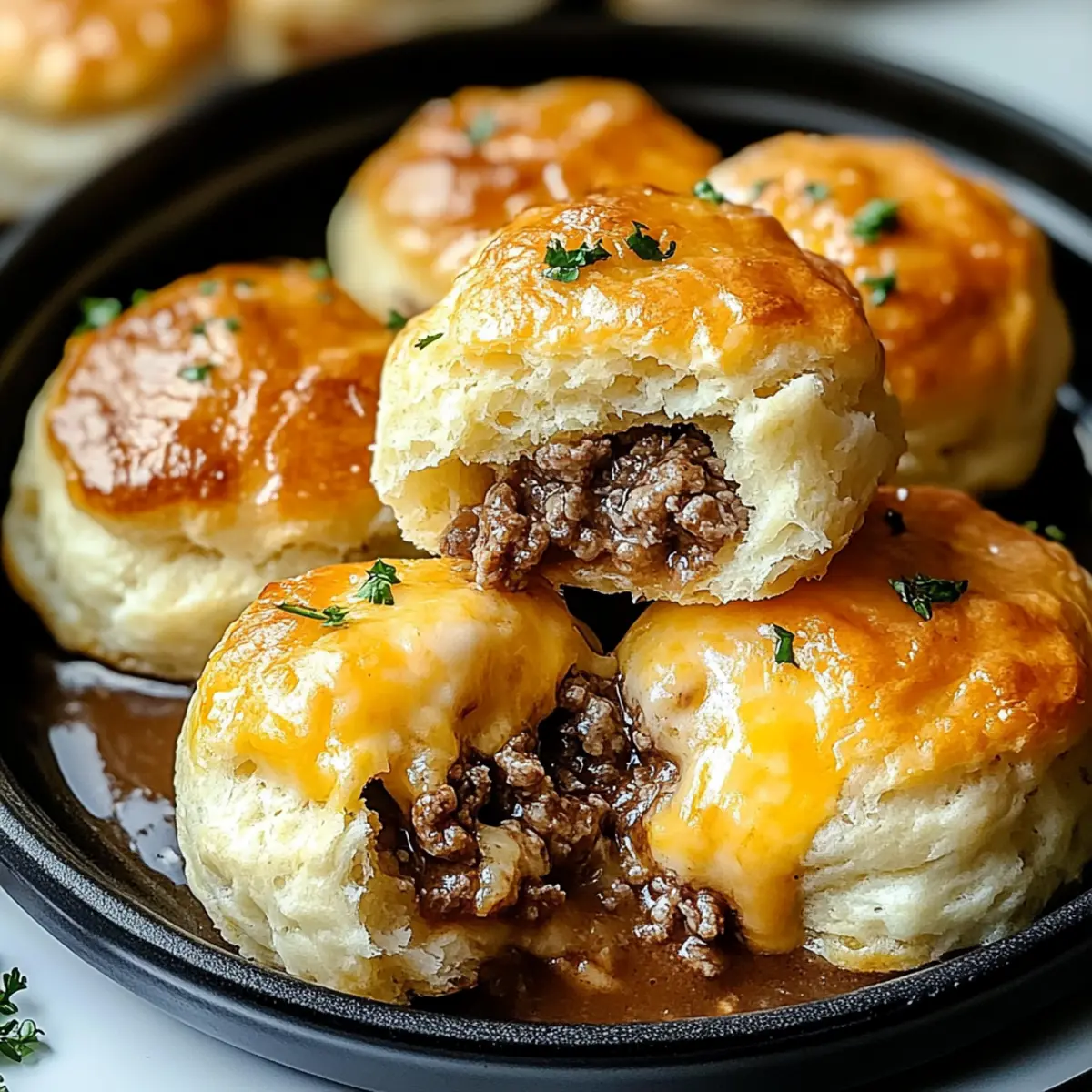 Cheesy Beef Biscuit Bombs for the Ultimate Comfort Snack