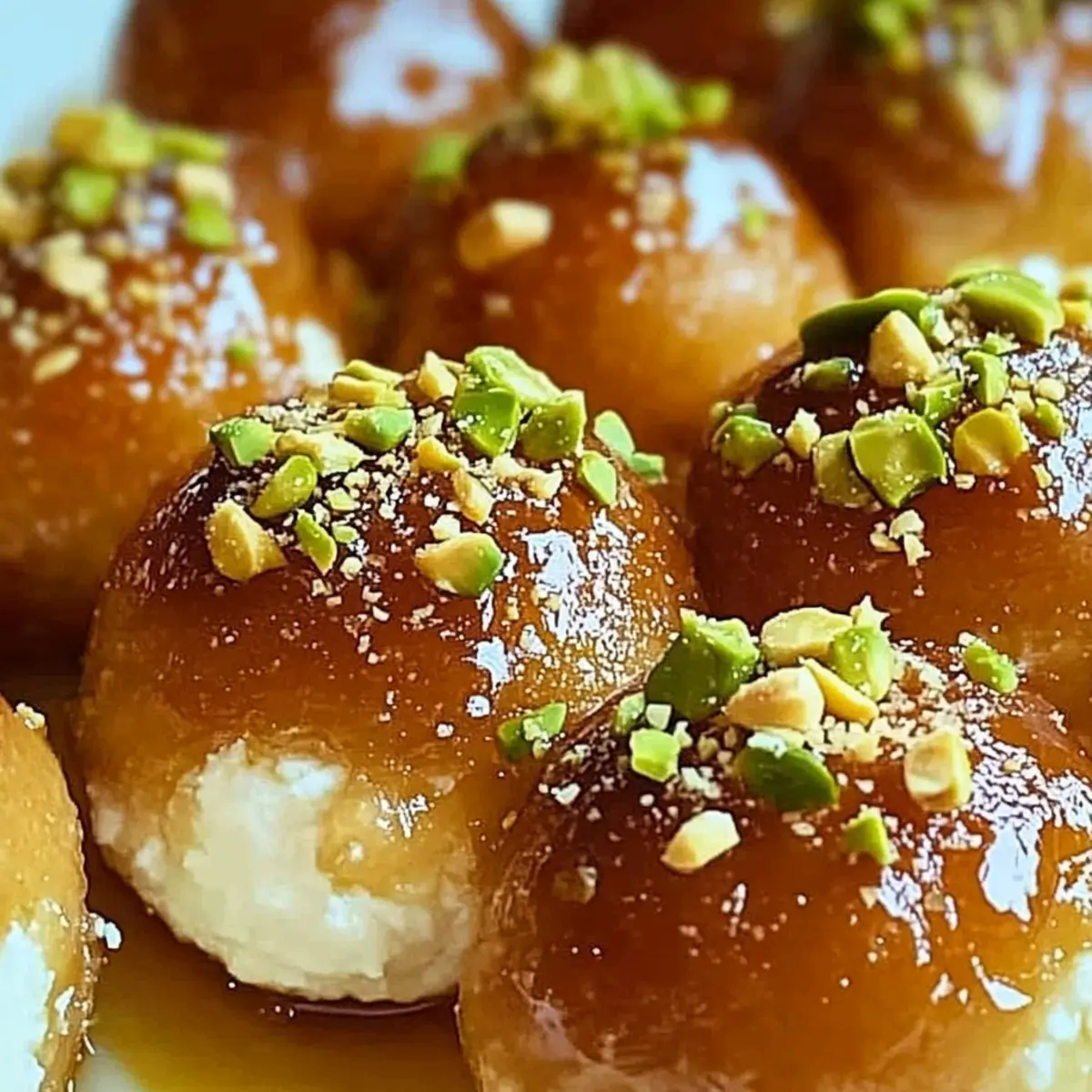 Irresistible Ricotta Pistachio Honey Bites for Sweet Moments