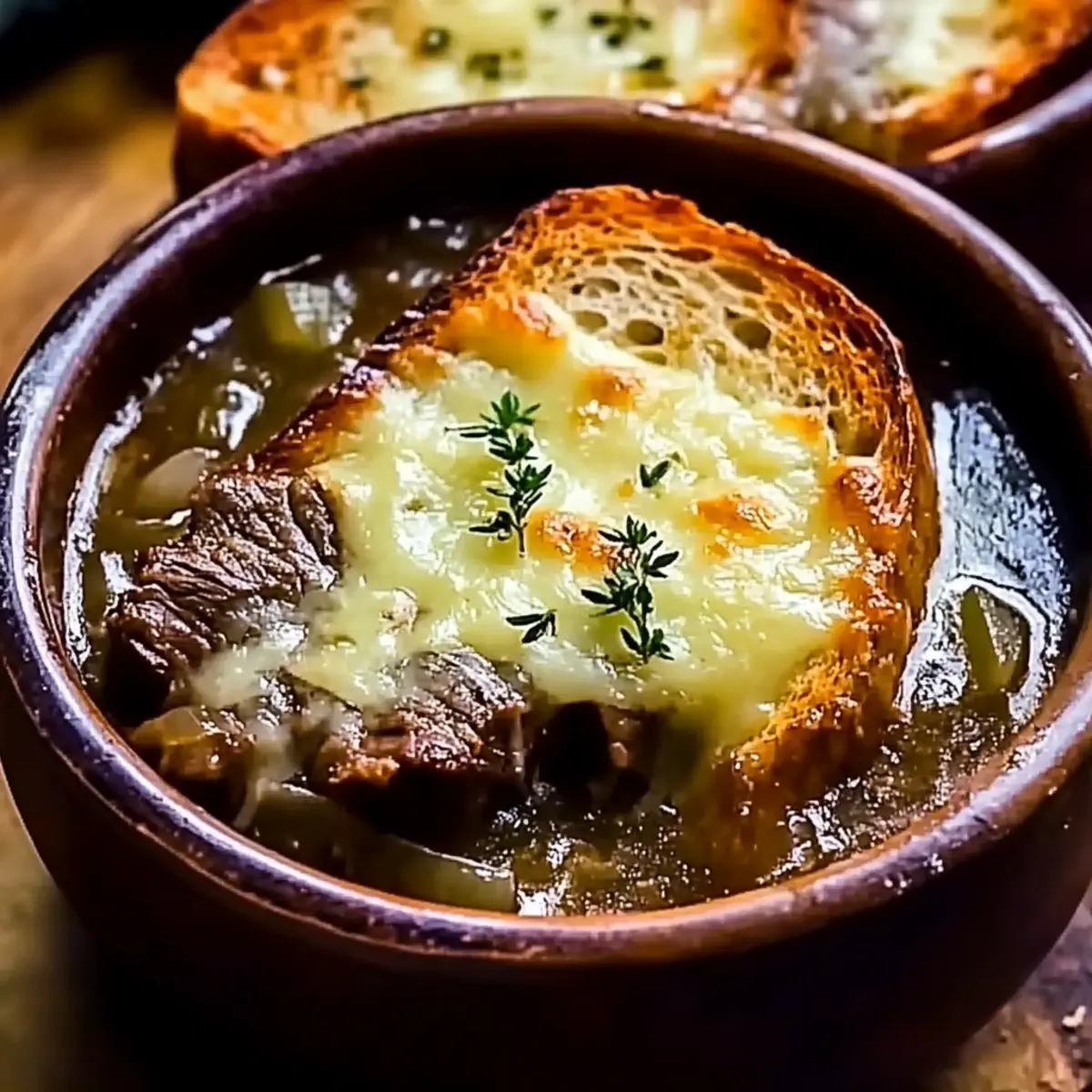 Hearty French Onion Short Rib Soup for Cozy Comfort Nights