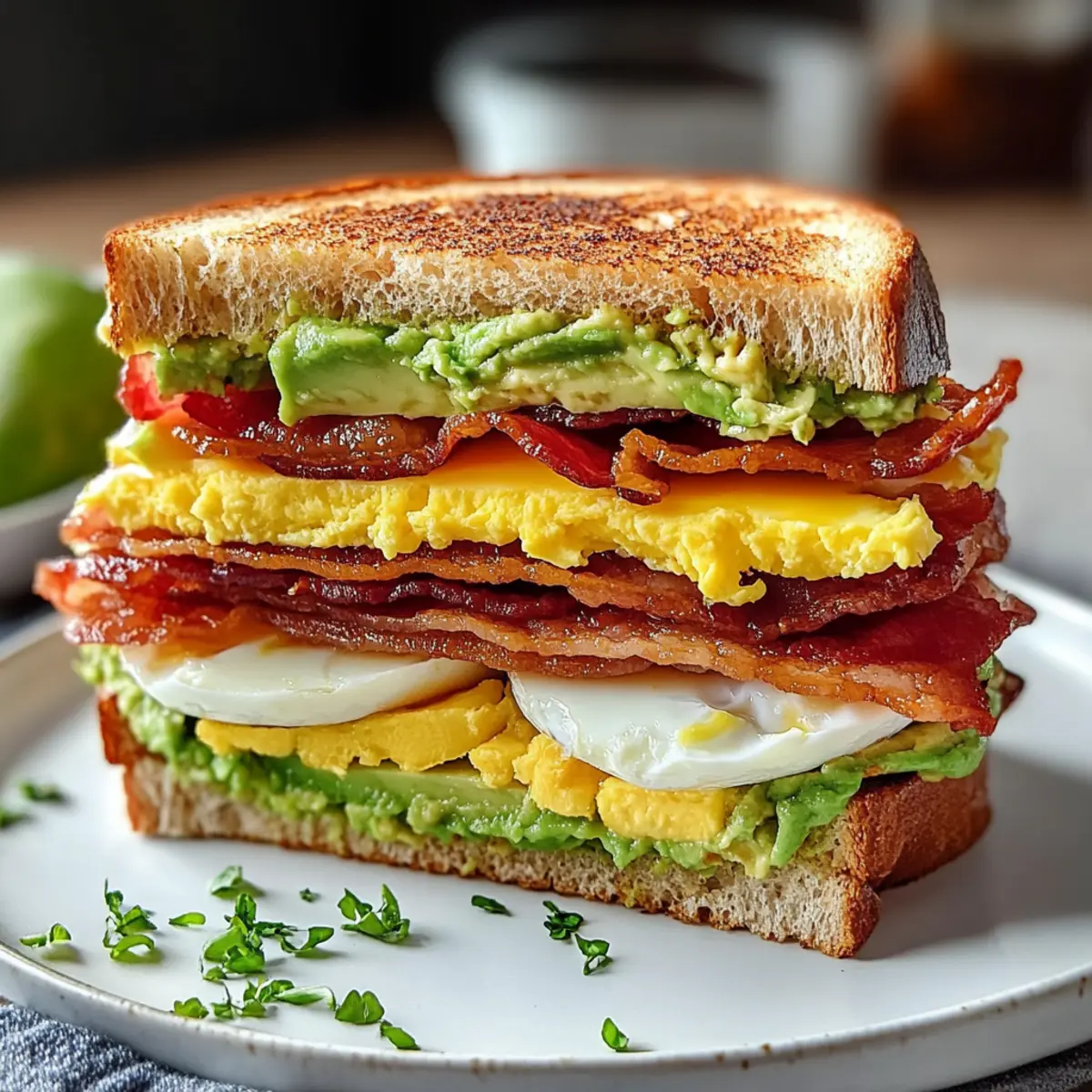Savory Breakfast Club Sandwich: Elevate Your Morning Meal