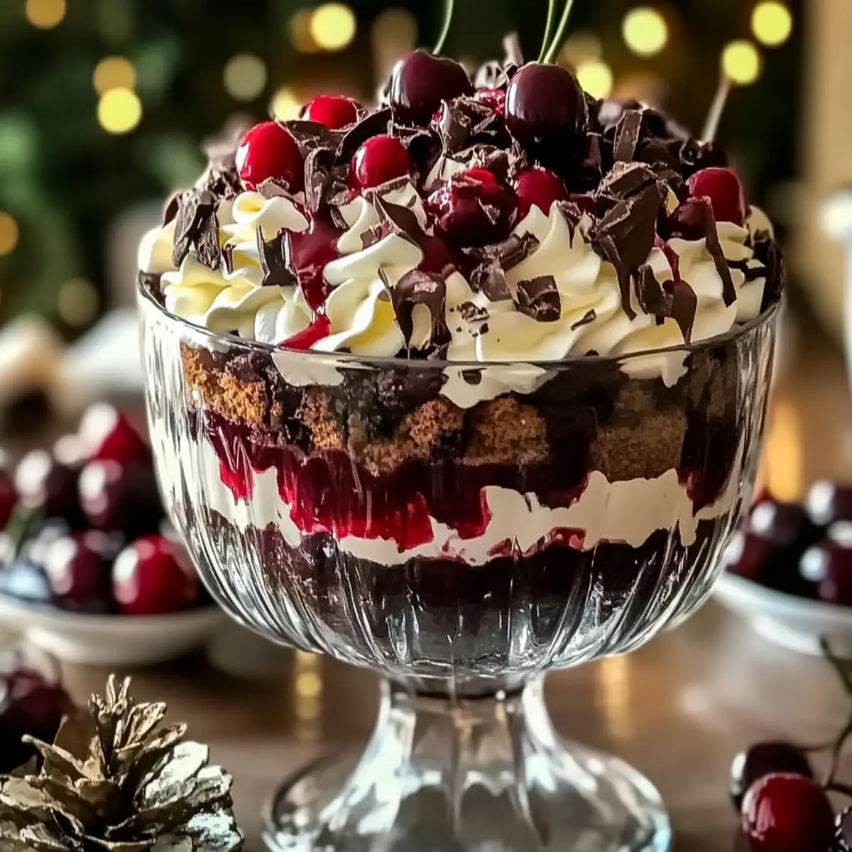 Irresistible Black Forest Trifle for Christmas Magic