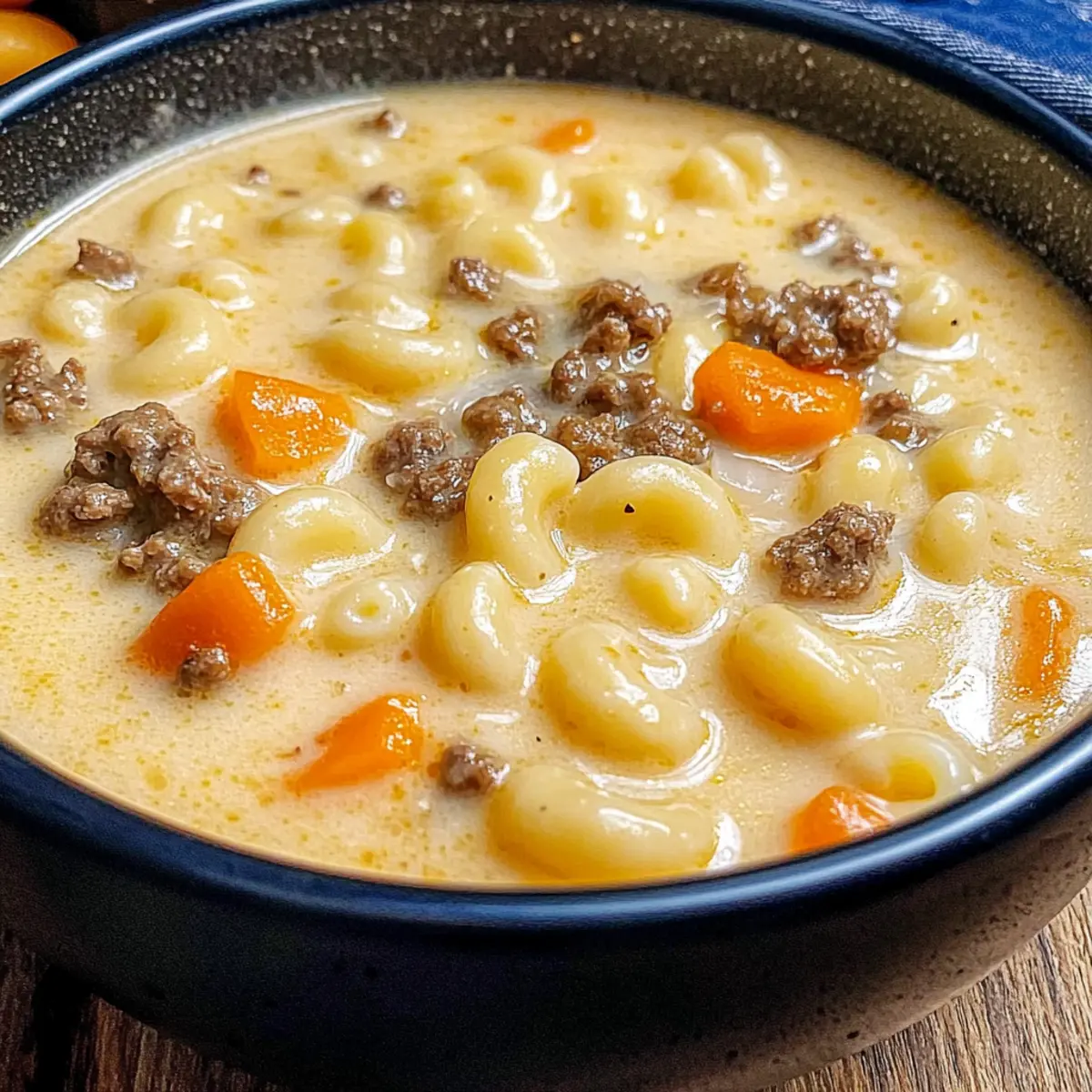 Cheeseburger Macaroni Soup: Your New Family Favorite Comfort Meal