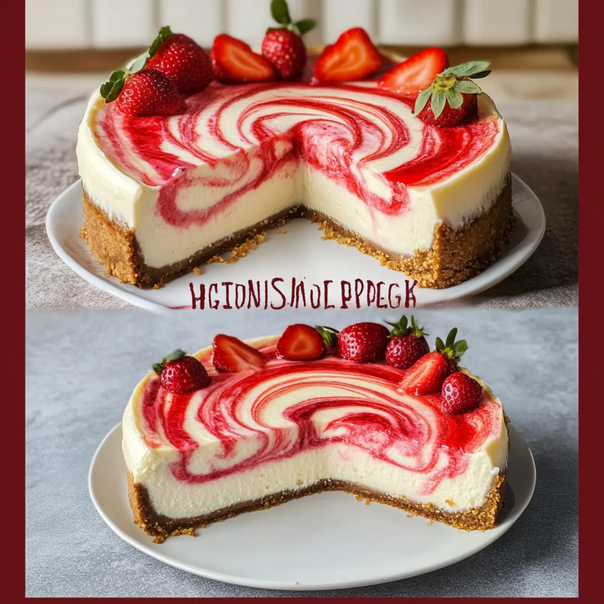 Delicious Strawberry Swirl Cheesecake Recipe You’ll Love