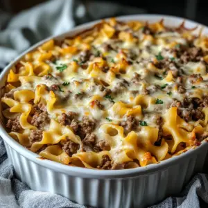 Sour Cream Beef Noodle Casserole