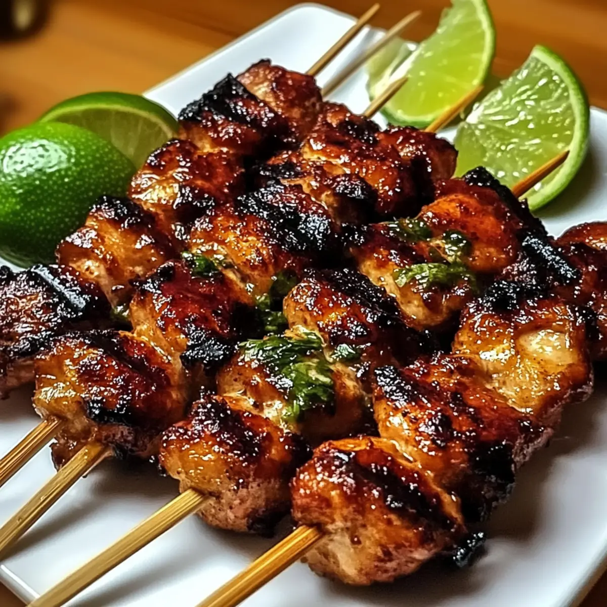 Delicious Grilled Thai Coconut Chicken Skewers for Family Fun