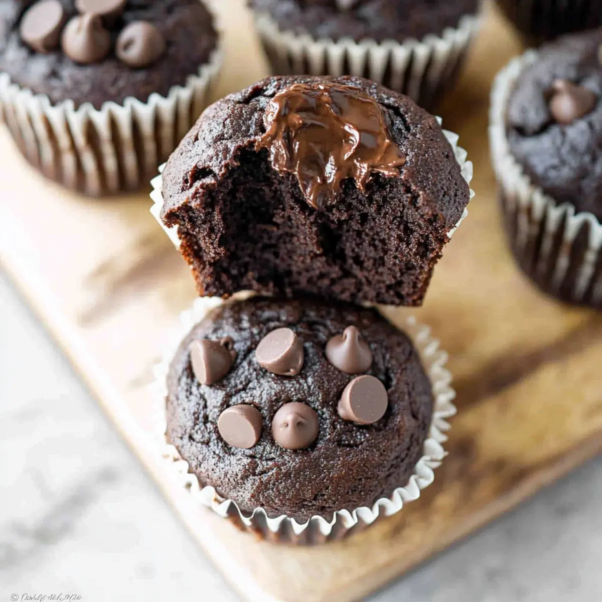 Decadent Double Chocolate Banana Muffins for Guilt-Free Indulgence