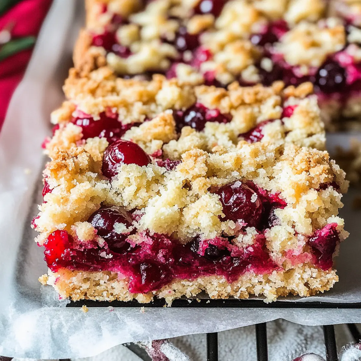 Delicious Cranberry Bars with a Zesty Orange Twist