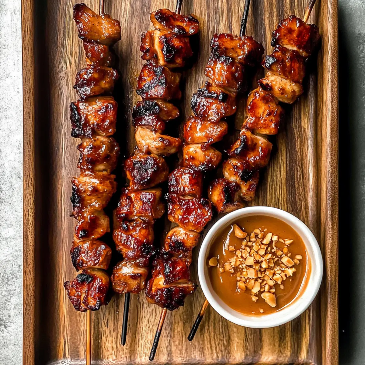 Grilled Thai Coconut Chicken Skewers for Flavorful BBQ Nights
