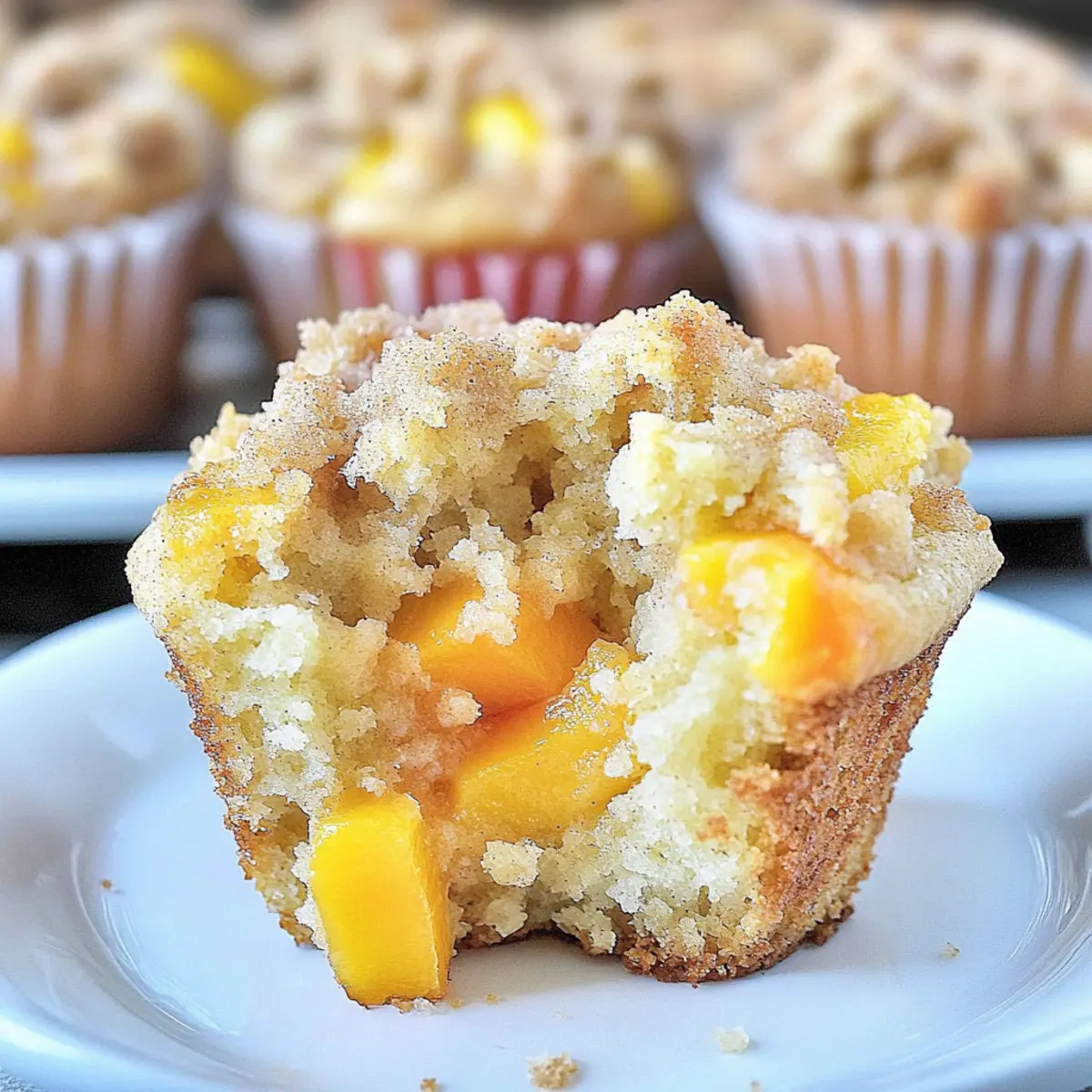 Peach Crumb Muffins: Fluffy Treats for Summer Mornings