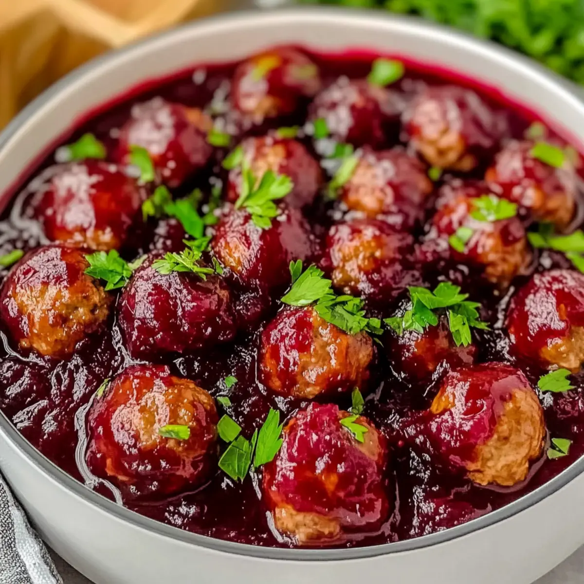 Quick Cranberry Meatballs: Holiday Flavor in Minutes
