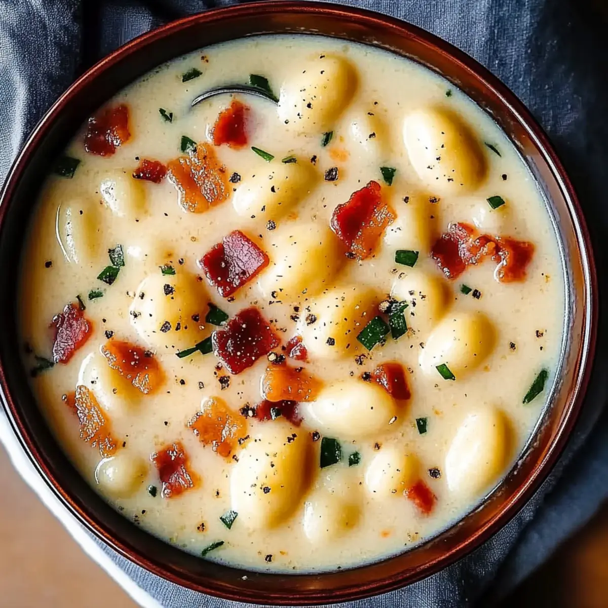 Bacon Cheddar Gnocchi Soup: Creamy Comfort in Every Bite