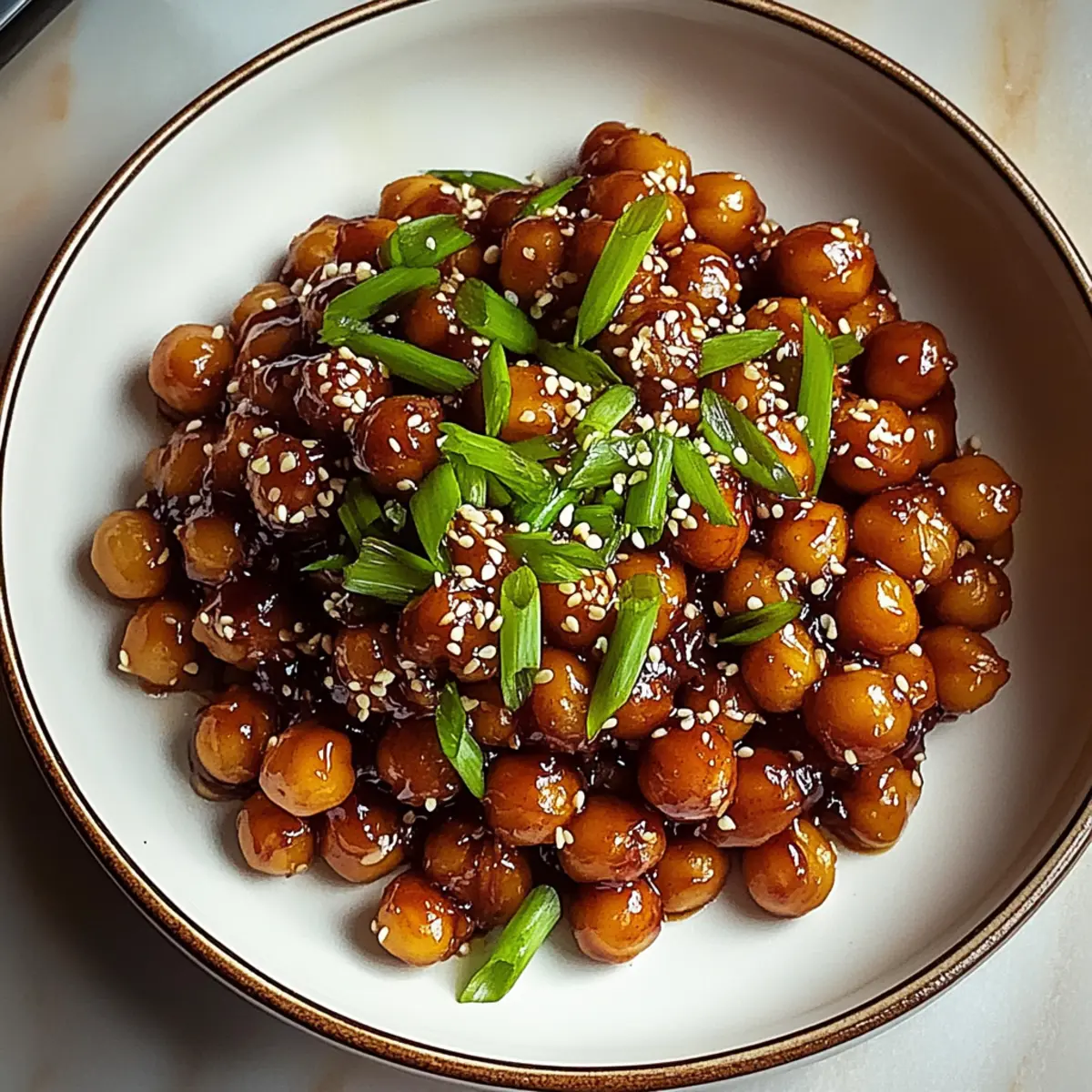 Vegan Sticky Sesame Chickpeas for a Quick Flavor Boost