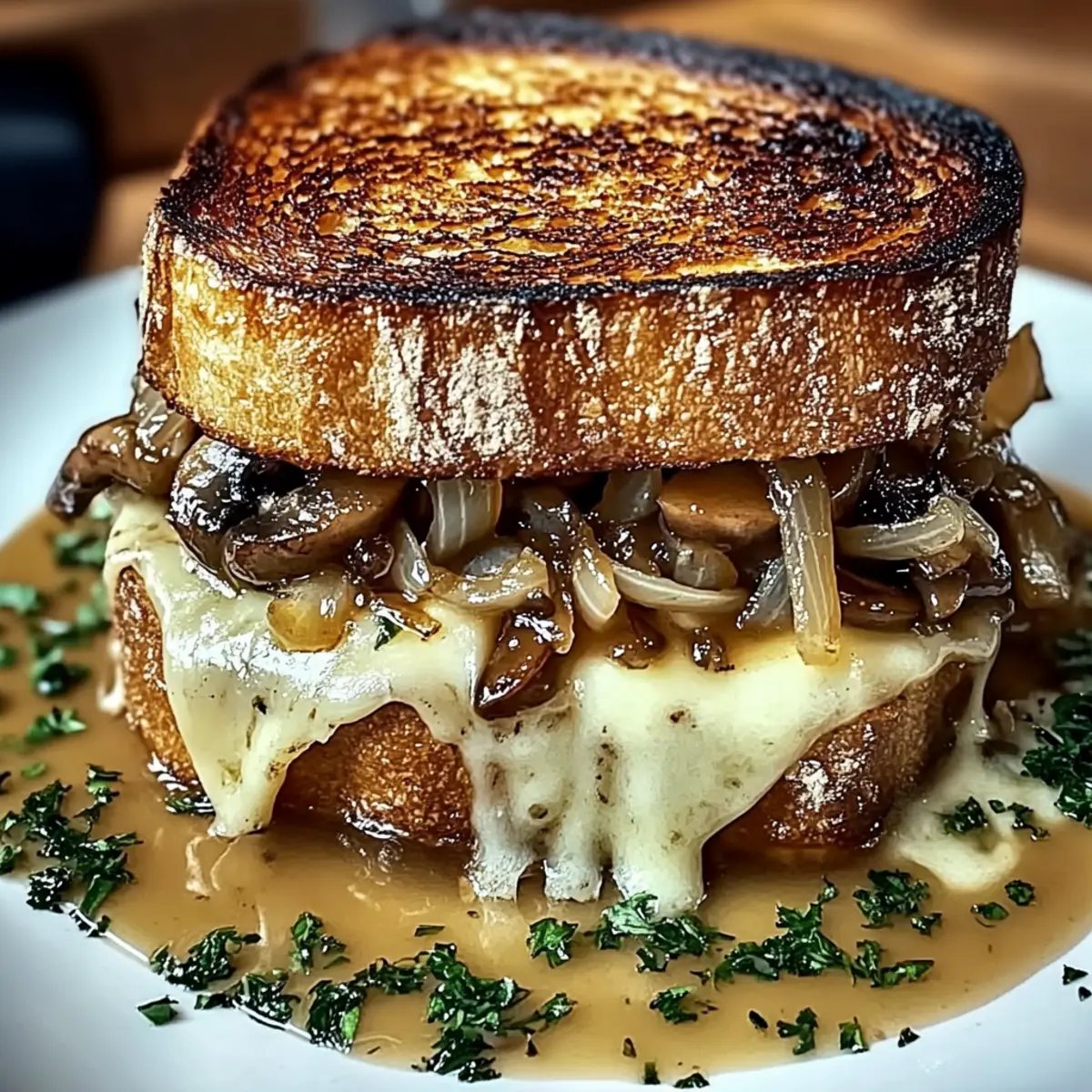 Ultimate Swiss Mushroom Melt Sandwich for Comfort Lovers