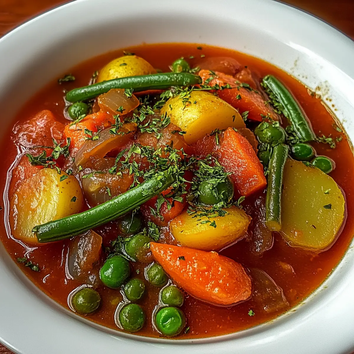 Old-Fashioned Vegan Stew: Cozy Flavor in Every Spoonful